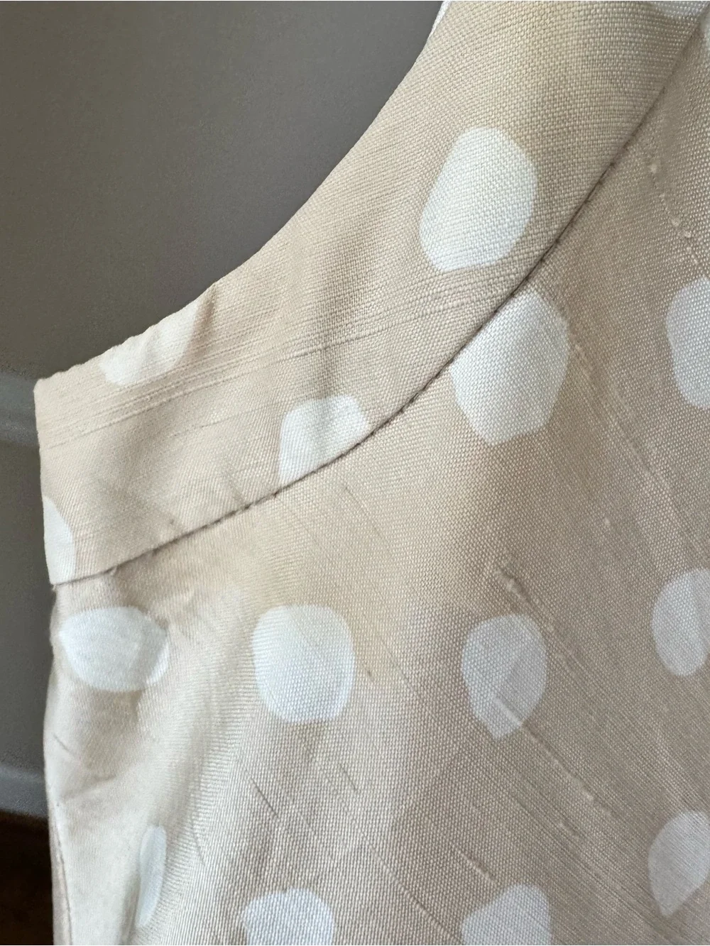 Rare Kate Spade „Melody“ Silk Polka Dot Fit & Flare Midi Dress Champagne/Gold